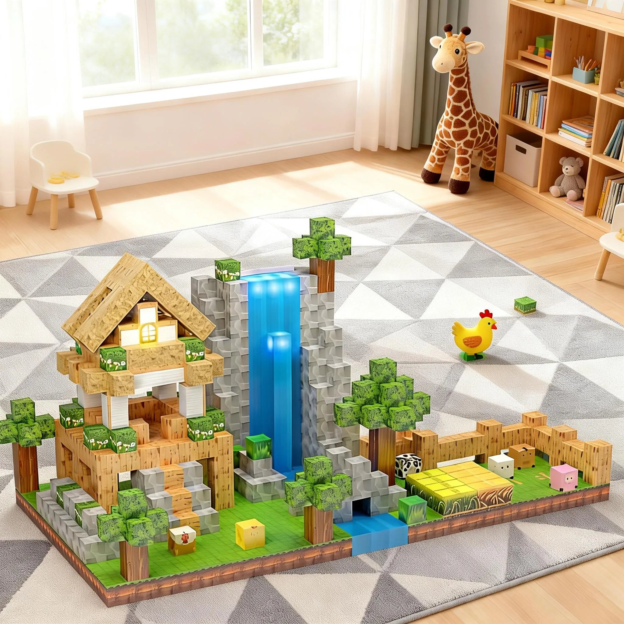 Montessori Magnetic Blocks:Animals and Farm montessori